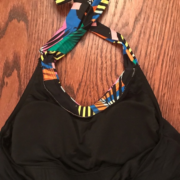 NWOT Hapari Blouson Tankini Halter Swim Top - Picture 3 of 3